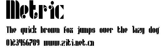 Metric.ttf