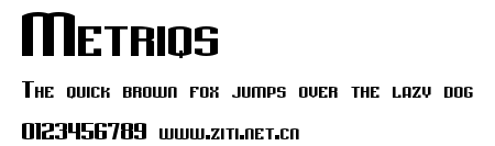 Metriqs.ttf