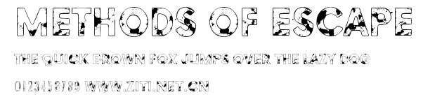 Methods of escape.ttf
