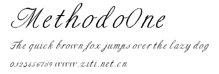 MethodoOne.ttf字體轉換器圖片