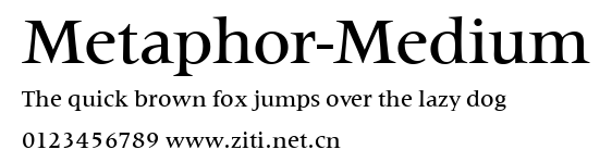 Metaphor-Medium.ttf字體轉換器圖片