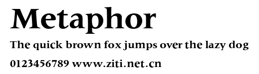 Metaphor.ttf字體轉換器圖片