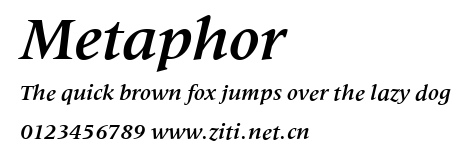 Metaphor.ttf字體轉換器圖片