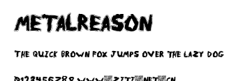 MetalReason.ttf字體轉換器圖片
