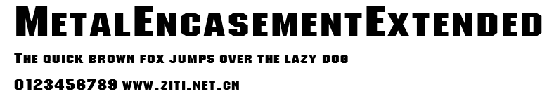 MetalEncasementExtended.ttf字體轉換器圖片