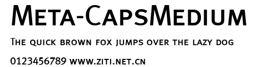 Meta-CapsMedium.ttf字體轉換器圖片