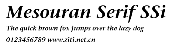 Mesouran Serif SSi.ttf