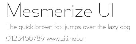 Mesmerize Ul.ttf字體轉換器圖片
