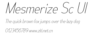 Mesmerize Sc Ul.ttf字體轉換器圖片