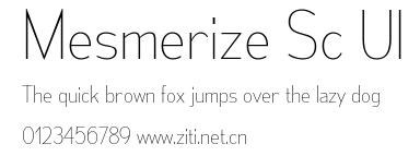 Mesmerize Sc Ul.ttf字體轉換器圖片