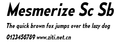 Mesmerize Sc Sb.ttf字體轉換器圖片