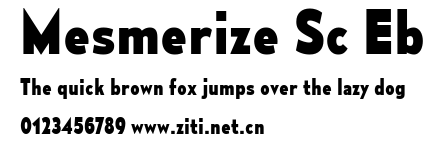 Mesmerize Sc Eb.ttf字體轉換器圖片