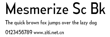Mesmerize Sc Bk.ttf字體轉換器圖片