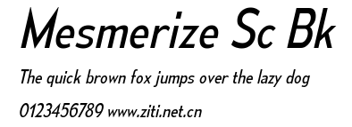 Mesmerize Sc Bk.ttf字體轉換器圖片