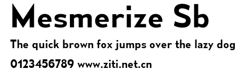 Mesmerize Sb.ttf字體轉換器圖片