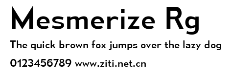 Mesmerize Rg.ttf字體轉換器圖片