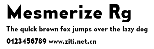Mesmerize Rg.ttf字體轉換器圖片