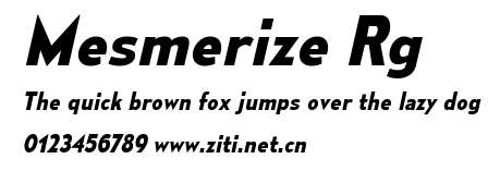 Mesmerize Rg.ttf字體轉換器圖片