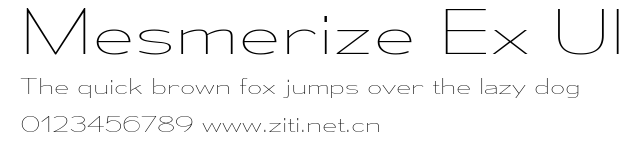 Mesmerize Ex Ul.ttf字體轉換器圖片
