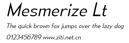 Mesmerize Lt.ttf字體轉換器圖片