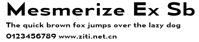 Mesmerize Ex Sb.ttf字體轉換器圖片