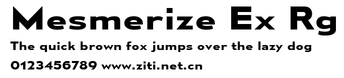 Mesmerize Ex Rg.ttf字體轉換器圖片