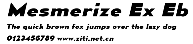 Mesmerize Ex Eb.ttf字體轉換器圖片
