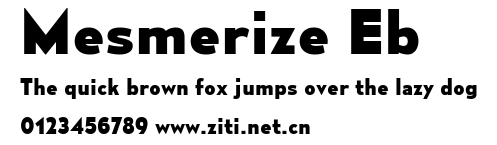 Mesmerize Eb.ttf字體轉換器圖片