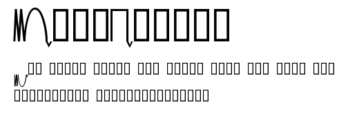 MesaAnalog.ttf字體轉換器圖片