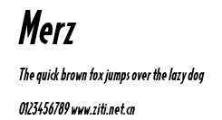 Merz.ttf字體轉換器圖片