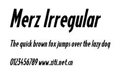 Merz Irregular.ttf字體轉換器圖片