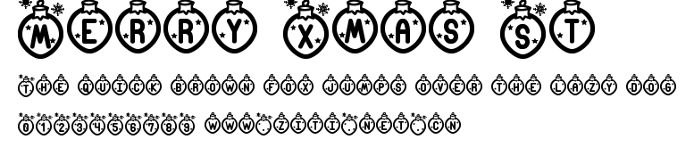 Merry Xmas St.ttf字體轉換器圖片