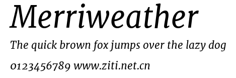 Merriweather.ttf字體轉換器圖片