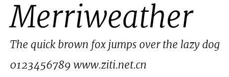 Merriweather.ttf字體轉換器圖片