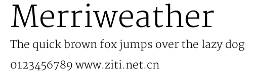 Merriweather.ttf字體轉換器圖片