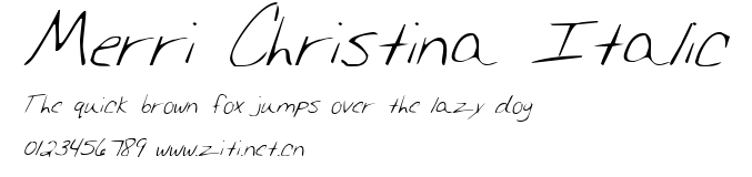 Merri Christina Italic.ttf