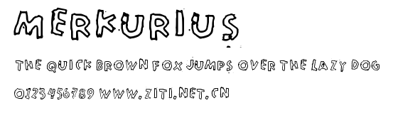 Merkurius.ttf字體轉換器圖片