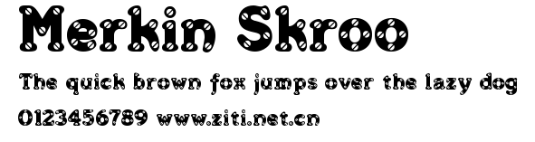 Merkin Skroo.ttf字體轉換器圖片