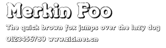 Merkin Foo.ttf字體轉換器圖片