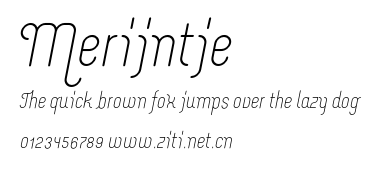 Merijntje.otf字體轉換器圖片