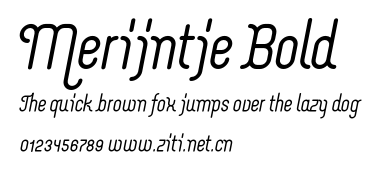 Merijntje Bold.otf字體轉換器圖片