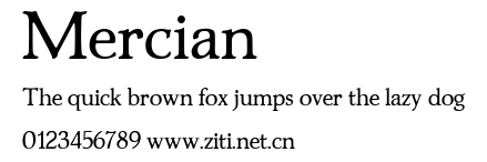 Mercian.ttf字體轉換器圖片