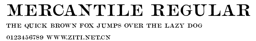 Mercantile Regular.ttf字體轉換器圖片