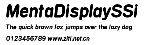MentaDisplaySSi.ttf字體轉換器圖片