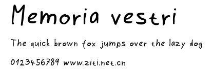 Memoria vestri.ttf字體轉換器圖片