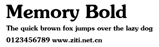 Memory Bold.ttf字體轉換器圖片