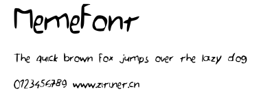 MemeFont.ttf字體轉換器圖片