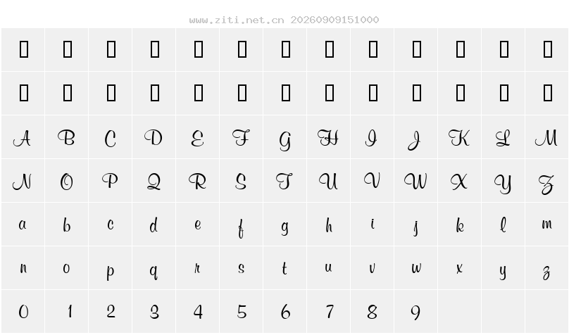 字符映射圖