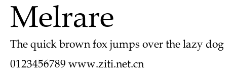 Melrare.ttf字體轉換器圖片