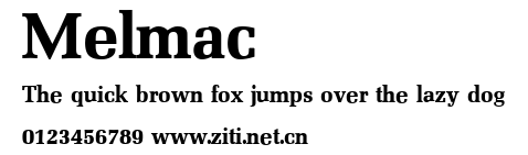 Melmac.ttf字體轉換器圖片